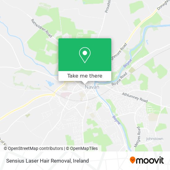 Sensius Laser Hair Removal map