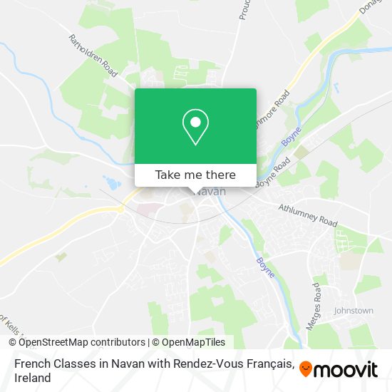 French Classes in Navan with Rendez-Vous Français map