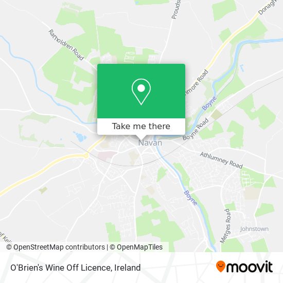 O'Brien's Wine Off Licence map