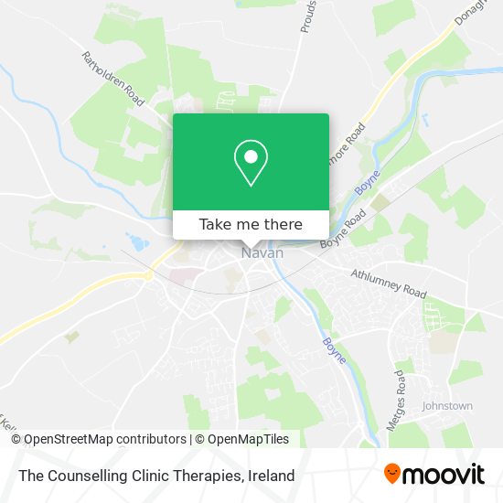 The Counselling Clinic Therapies map