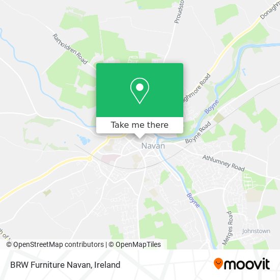 BRW Furniture Navan map