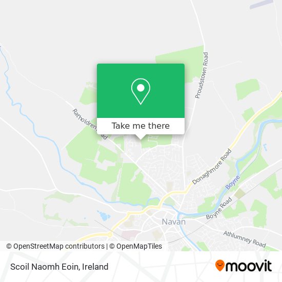 Scoil Naomh Eoin map