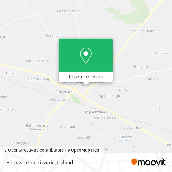 Edgeworths Pizzeria map