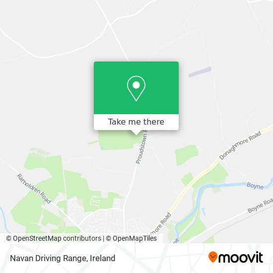 Navan Driving Range map