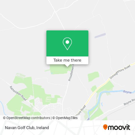 Navan Golf Club map