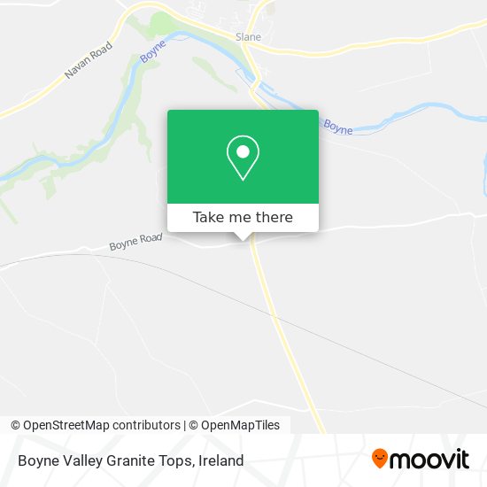 Boyne Valley Granite Tops map