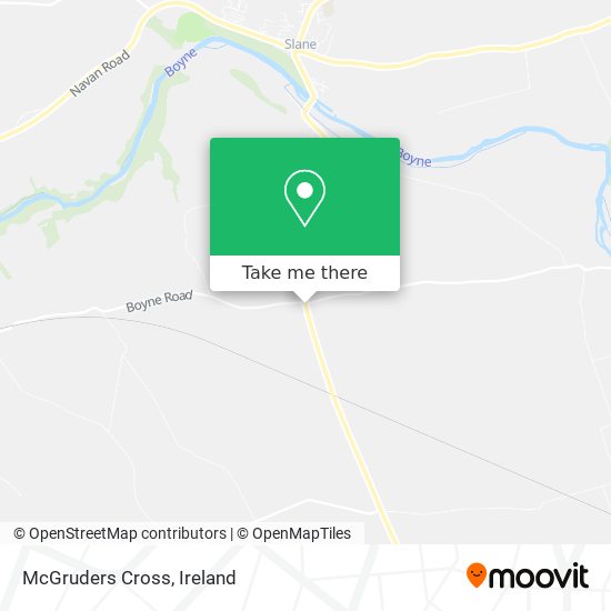 McGruders Cross map