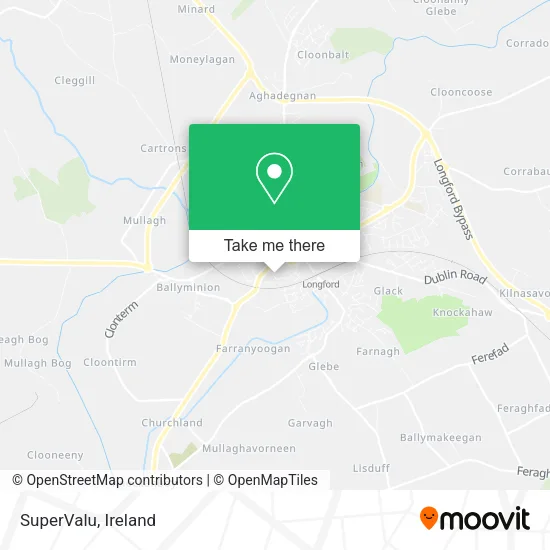 SuperValu map