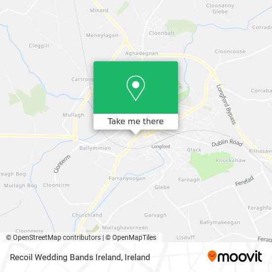 Recoil Wedding Bands Ireland map