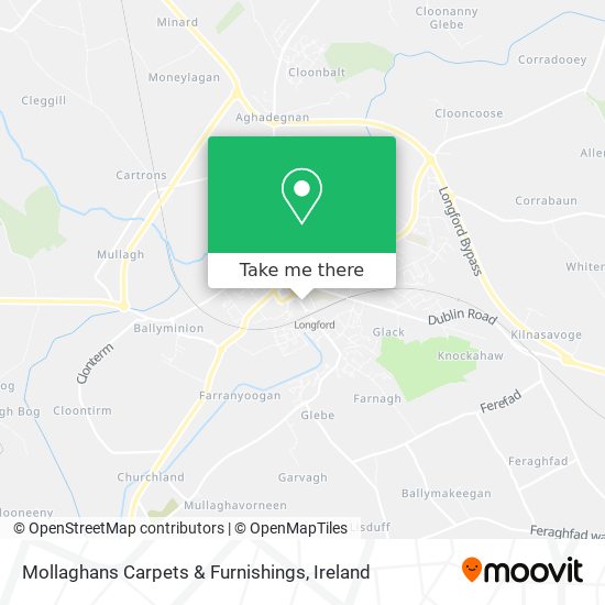 Mollaghans Carpets & Furnishings map