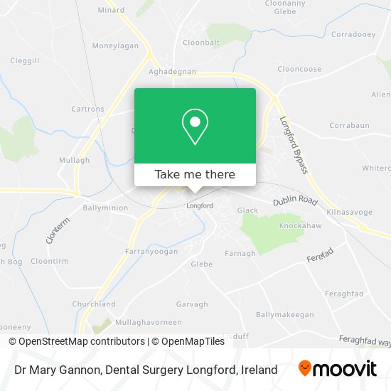 Dr Mary Gannon, Dental Surgery Longford map