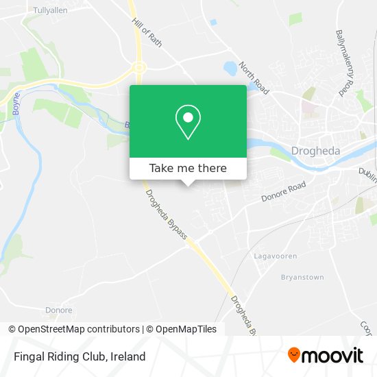 Fingal Riding Club map