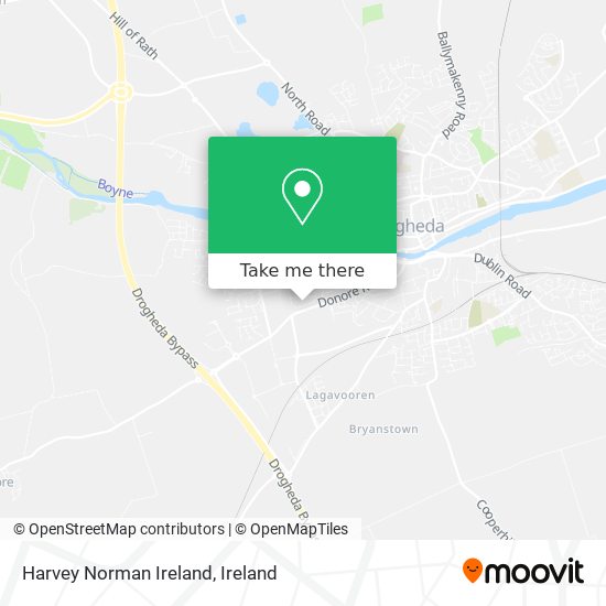 Harvey Norman Ireland map