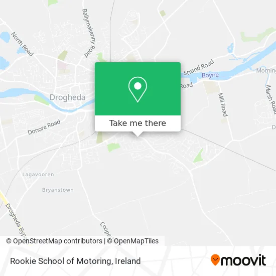 Rookie School of Motoring map