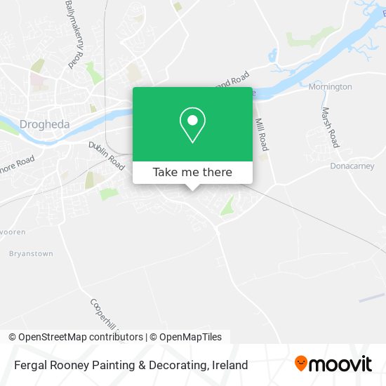 Fergal Rooney Painting & Decorating map
