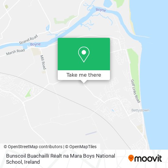 Bunscoil Buachaillí Réalt na Mara Boys National School map