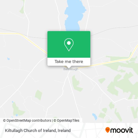 Kiltullagh Church of Ireland map