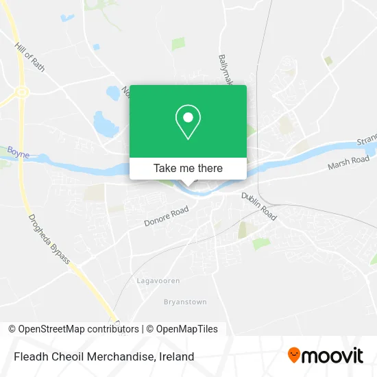 Fleadh Cheoil Merchandise map