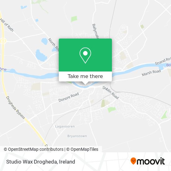 Studio Wax Drogheda map