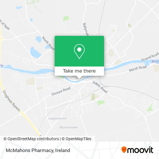 McMahons Pharmacy map