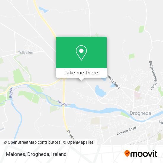 Malones, Drogheda map