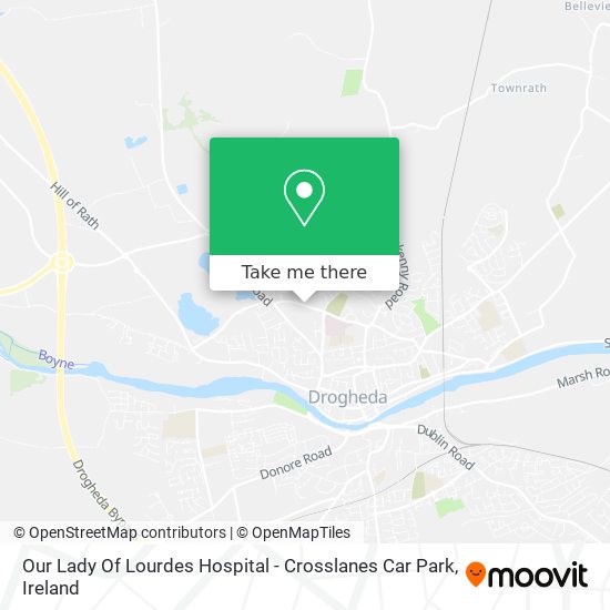 Our Lady Of Lourdes Hospital - Crosslanes Car Park map