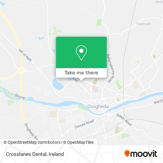 Crosslanes Dental map