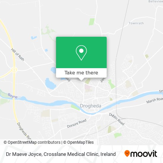 Dr Maeve Joyce, Crosslane Medical Clinic map
