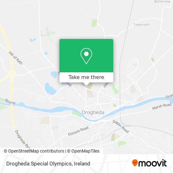 Drogheda Special Olympics map