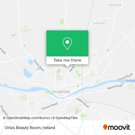 Orla's Beauty Room map