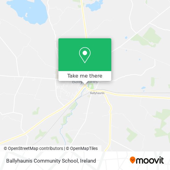 Ballyhaunis Community School map
