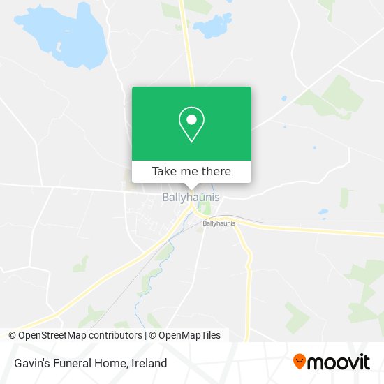 Gavin's Funeral Home map