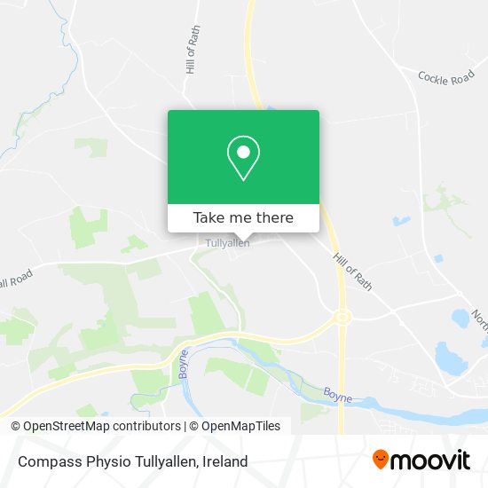 Compass Physio Tullyallen map