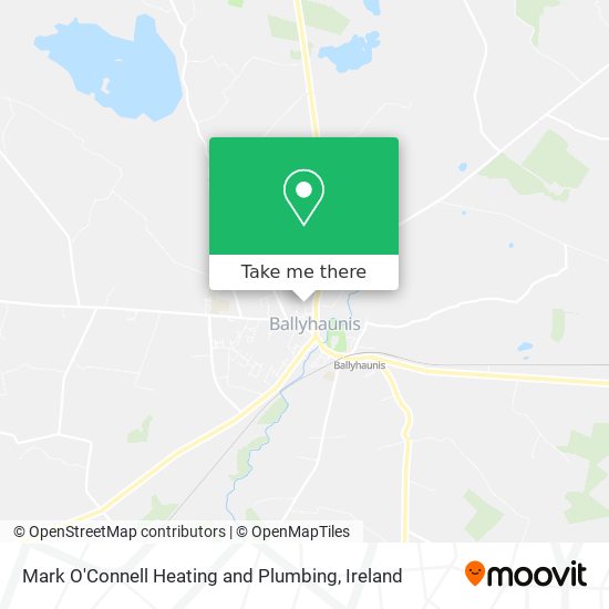 Mark O'Connell Heating and Plumbing map