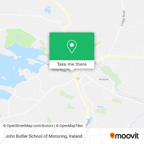John Butler School of Motoring map