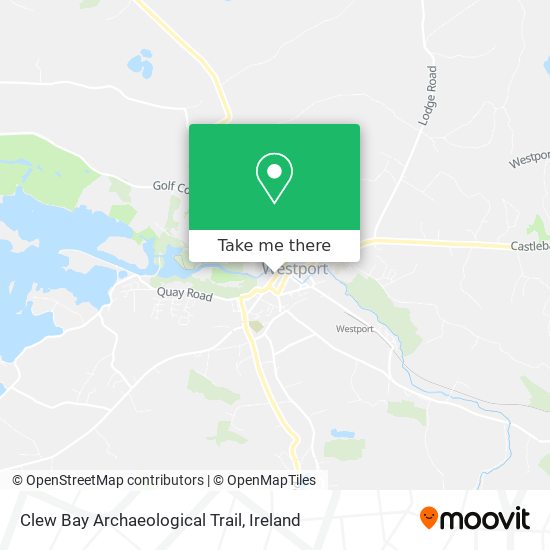 Clew Bay Archaeological Trail map
