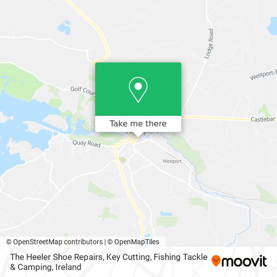 The Heeler Shoe Repairs, Key Cutting, Fishing Tackle & Camping map