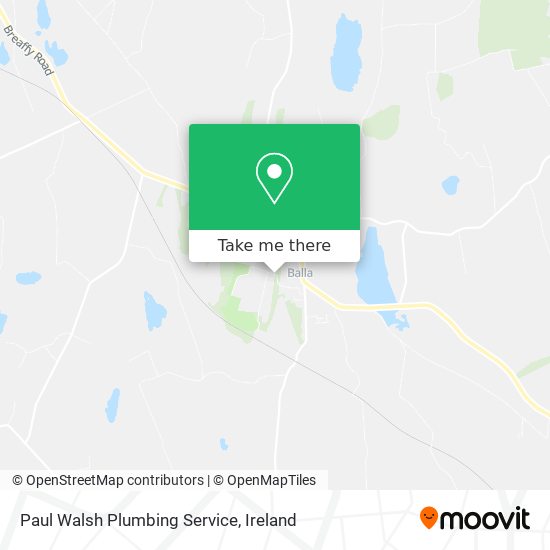 Paul Walsh Plumbing Service map