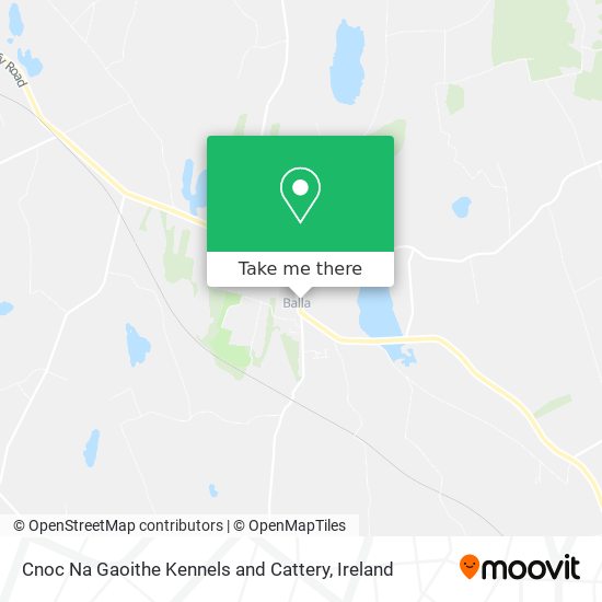 Cnoc Na Gaoithe Kennels and Cattery map
