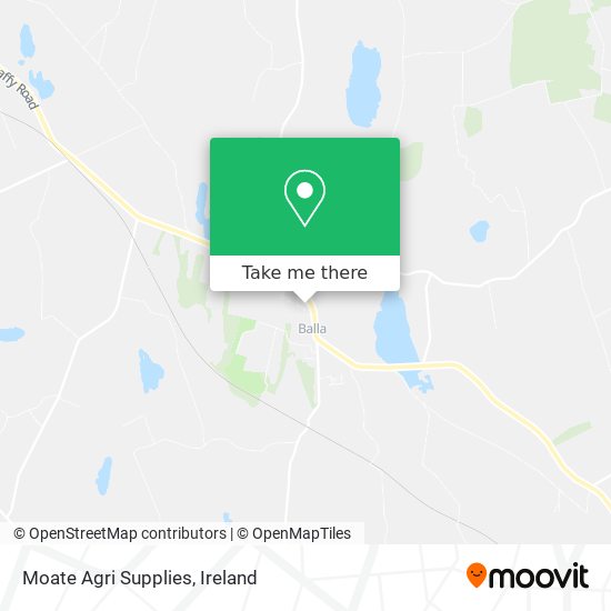 Moate Agri Supplies map