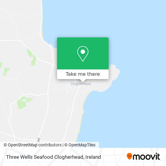 Three Wells Seafood Clogherhead map