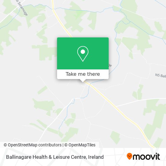 Ballinagare Health & Leisure Centre map