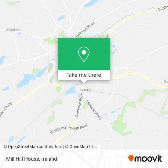 Mill Hill House map