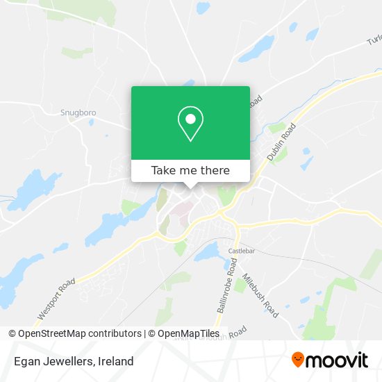 Egan Jewellers map