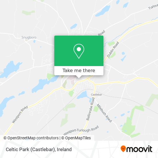 Celtic Park (Castlebar) map