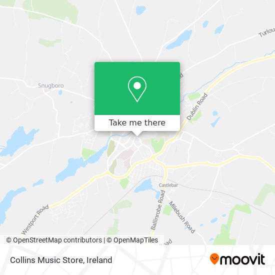 Collins Music Store map