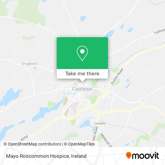 Mayo Roscommon Hospice map