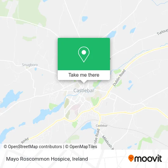 Mayo Roscommon Hospice map
