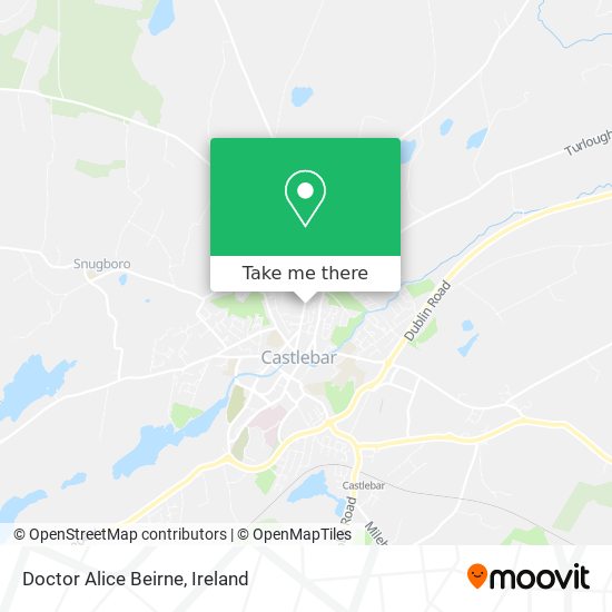 Doctor Alice Beirne map