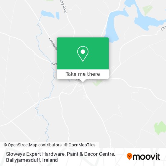 Sloweys Expert Hardware, Paint & Decor Centre, Ballyjamesduff map